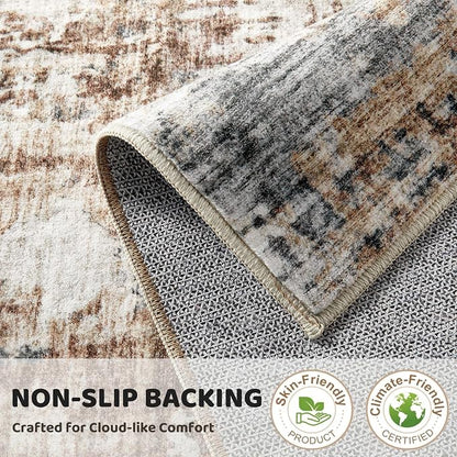 DMOYEST 8ft Round Area Rug Living Room Rugs - Image 8