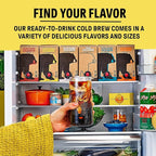 Wandering Bear Straight Black Organic Cold Brew Coffee On Tap, 128 fl oz (1 gallon) - Extra Strong, Bold, Smooth, Unsweetened, Shelf-Stable, Ready to Drink, 100% Organic Iced Cold Brewed Coffee Drinks