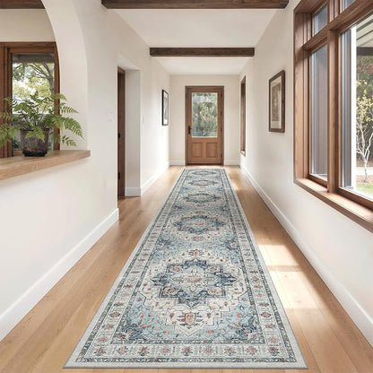 Madane Hallway Runner Rug 2'6''x14' Kitchen Runners Vintage, Entryway and - Image 3