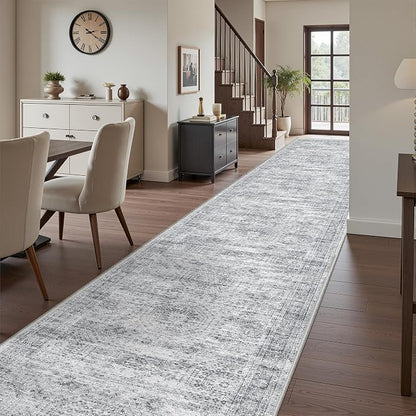 3x14 Runner Rug Non Slip, Washable Hallway Runner Rug, Living Room, Extra Long - Image 4