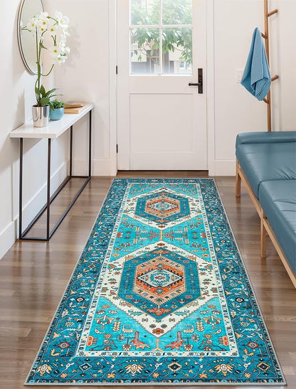 SERISSA 3x7 Washable Non Slip Boho Runner Rug - Image 5