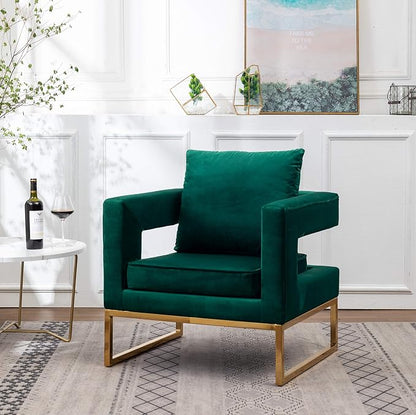 Roundhill Furniture Lenola Upholstered Accent Arm Chair by RoundhillFurniture
