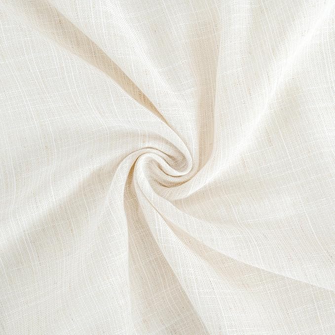 BGment Linen Cafe Curtains 42X36 Inch Length - Image 8
