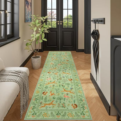 DUKINO 2x10 Rug for Hallway, Washable Kitchen Runner Rug - Image 5