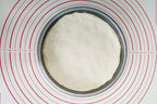 Yansumi silicone pastry non stick baking mat with measurement fondant mat with three sizes for silicone baking mat, counter mat, dough rolling mat,fondant/pie crust mat. (L,24"L x 16"W,Red)