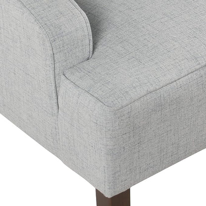 HomePop Swoop Arm Living-Room-Chairs, Soft Dove Gray - Image 8