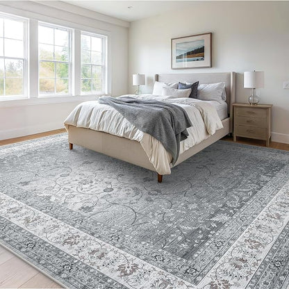 AMADA HOMEFURNISHING 9x12 Area Rugs, Washable Living Room Rug - Image 8
