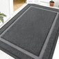 OLANLY Front Door Mat Outside 59x40, All-Season Heavy-Duty Rubber Doormat | Grey by OLANLY