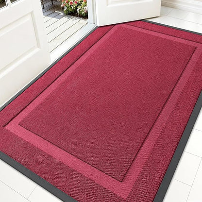 OLANLY Front Door Mat Outside 71x47, All-Season Heavy-Duty Rubber Doormat | by OLANLY
