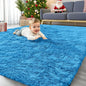 OLANLY Area Rugs for Living Room Bedroom, Machine Washable 4x5.9 ft Soft Fluffy by OLANLY