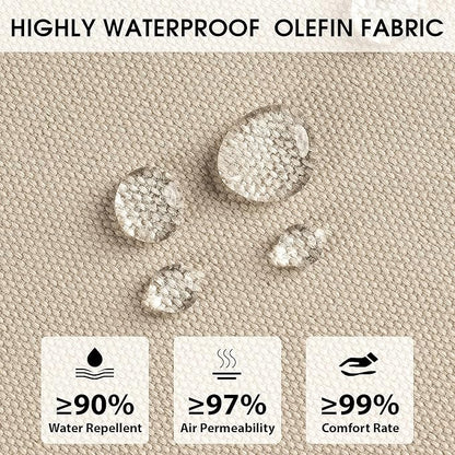 Rocking Chair Cushions with Pillow, Waterproof and Fade-Resistant Thicken - Image 3