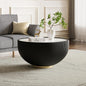 27.55" Round Marble Coffee Table by Henf