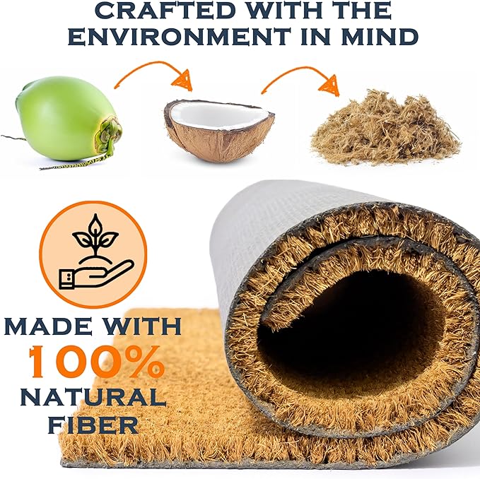 Blank Doormat Coir 30x17 Inch for Screen Printing, Welcome Mat Outdoor 10pk | - Image 8