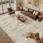 Soalmost Washable Area Rug 8x12 Large Soft Brown Rugs by Soalmost