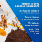 VitaCup Decaf Genius Keto Coffee Pods with MCT Oil, Turmeric, and Vitamins B1, B5, B6, B9, B12, D3 for Focus in Recyclable Single Serve Pod Compatible with K-Cup Brewers Including Keurig 2.0, 64 CT