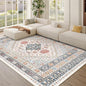 Pink Rugs for Bedroom-6x9 Area Rugs for Living Room, Dining Room, Low Pile by Zesthome