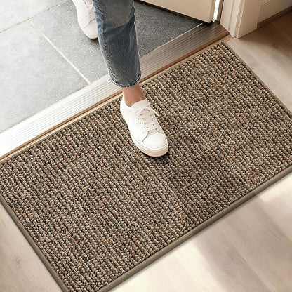 BEQHAUSE Dirt Trapper Door Mat 17" x 30", Non-Slip Doormats, Dirt Resist and by BEQHAUSE