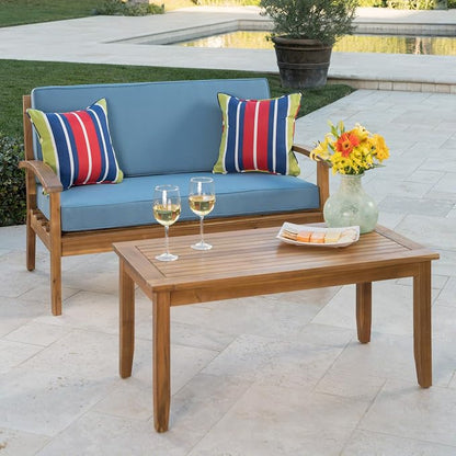 Eco-Friendly Love Seat and Coffee Table Combo, Sustainable Materials and Chic - Image 5