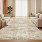 5x7 Area Rugs for Living Room, Large Washable Rug, Dining Room, Low Pile by Restydon
