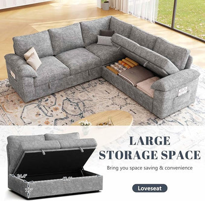 85 Inch Modular Sectional Sofa - Image 4