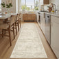 Soalmost Runner Rug 2x8 Washable Non-Slip Hallway Kitchen Runners Beige | Stain by Soalmost