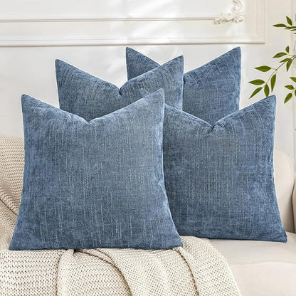 Set of 4 Soft Textured Decorative Throw Pillow Covers 12X20 Inch Cozy Farmhouse - Image 7