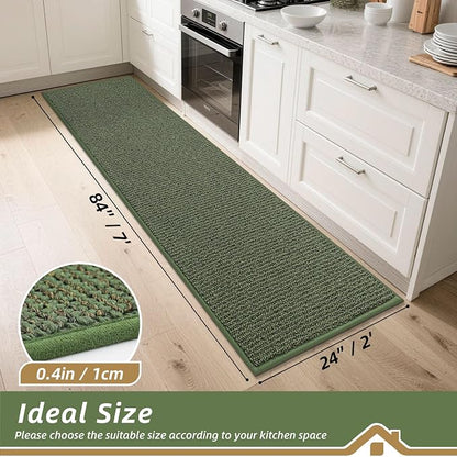 BEQHAUSE Kitchen Runner Rugs 24"x84", Kitchen Mats - Image 2