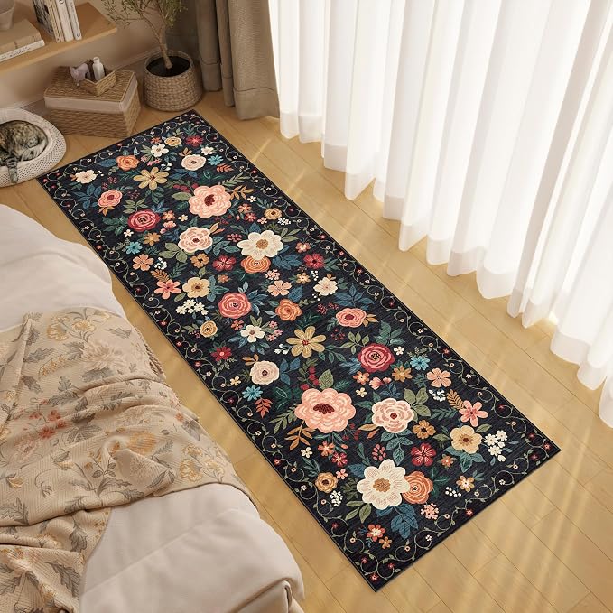 DUKINO 2.6x8 Runner Rug, Washable Runner Rug - Image 3