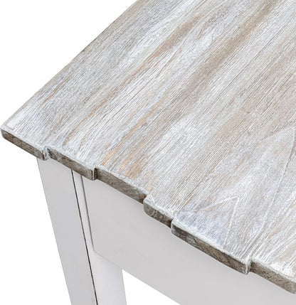 Sea Wind Florida Picket Fence Wood Console Table - Image 7