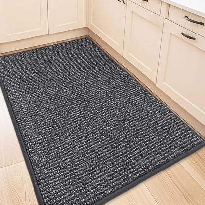 BEQHAUSE Kitchen Rugs 32"x48", Non-Slip Kitchen Mats by BEQHAUSE