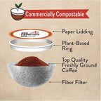 San Francisco Bay Compostable Coffee Pods - Hazelnut Crème (36 Ct) K Cup Compatible including Keurig 2.0, Flavored, Medium Roast