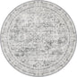 Round Area Rug Living Room: 4 ft Modern Washable Indoor Carpet | by FXRHLP