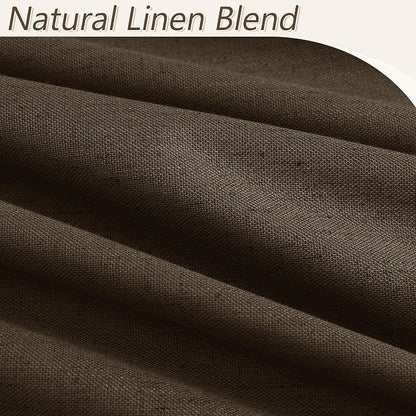 100% Blackout Curtains 120 Inch Length 2 Panels Set - Image 3