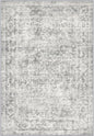 Area Rug Living Room: 8x8 Modern Washable Soft Carpet Black Grey | by FXRHLP