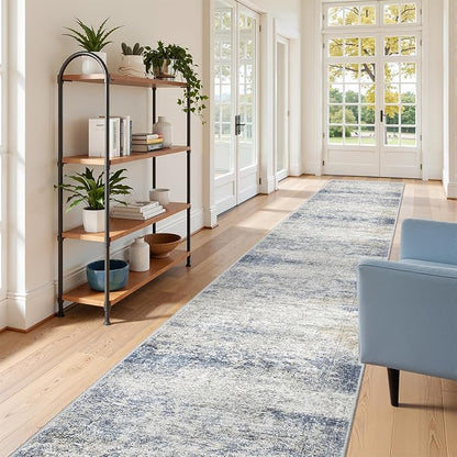 2'6 x 16' Runner Rug Non Slip, Washable Kitchen Rugs, Living Room, Extra Long - Image 4