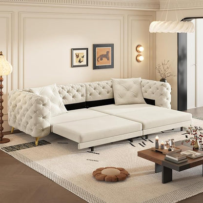 97.7" Convertible Queen Sleeper Sofa by Unknown