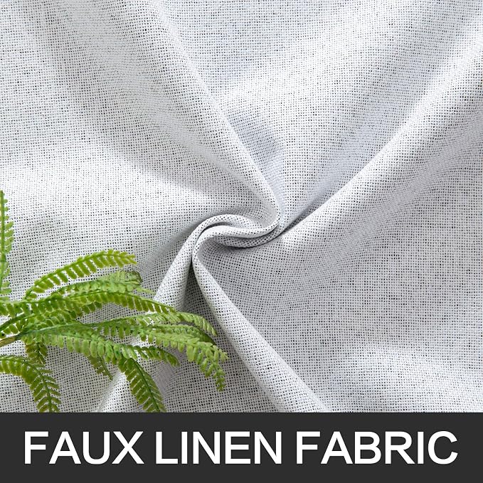 MIULEE 100% Blackout Linen Curtains - Image 6