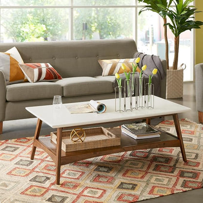 Madison Park Rectangular Wood Coffee Table - Image 2