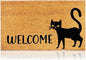Coir Welcome Mat, 17 x 29 in | 100% Natural Coir, Anti-Shedding, Durable PVC by AmaruDoorMats