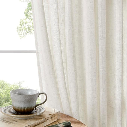 Joydeco Linen Curtains 72 Inch Length 2 Panels Set - Image 8