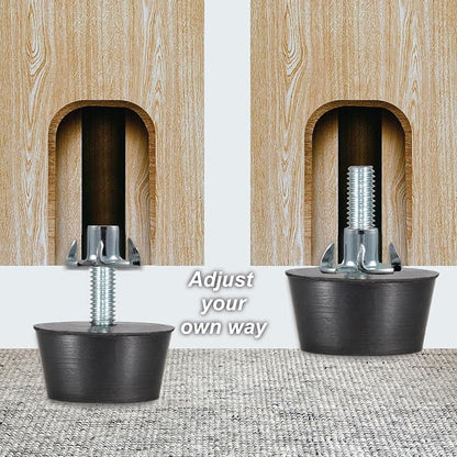 NEWBYTEK M6 Thread Furniture Feet Levelers, Floor Protection Feet Glides - Image 5