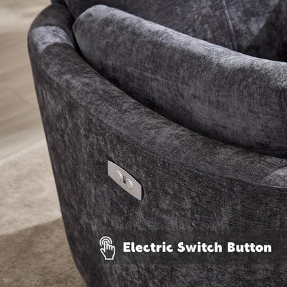 Power Recliner, Nursery Swivel Rocking Glider Chair - Image 8