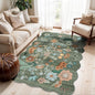 4x6 Living Room Area Rugs: Washable Farmhouse Nursery Kitchen Floral Rugs by HYHAOYUNLAI