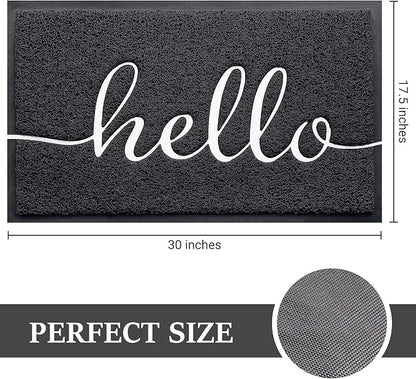 Door Mat Welcome Mat Floor Mat for Entryway, High Traffic Areas | Low Profile - Image 2