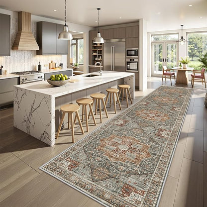 Kitchen Runner Rug Non Slip Washable Rugs 2.5x10, Carpet Runner - Image 4