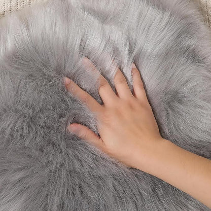 linmopm Faux Fur Sheepskin Rug, 2x6 ft Runner | Shag Fluffy Fuzzy, High-Density - Image 7