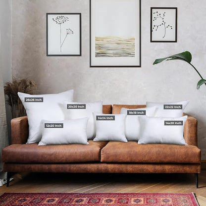 Utopia Bedding Throw Pillows, Decorative 26x26 Pillow Inserts - Image 2