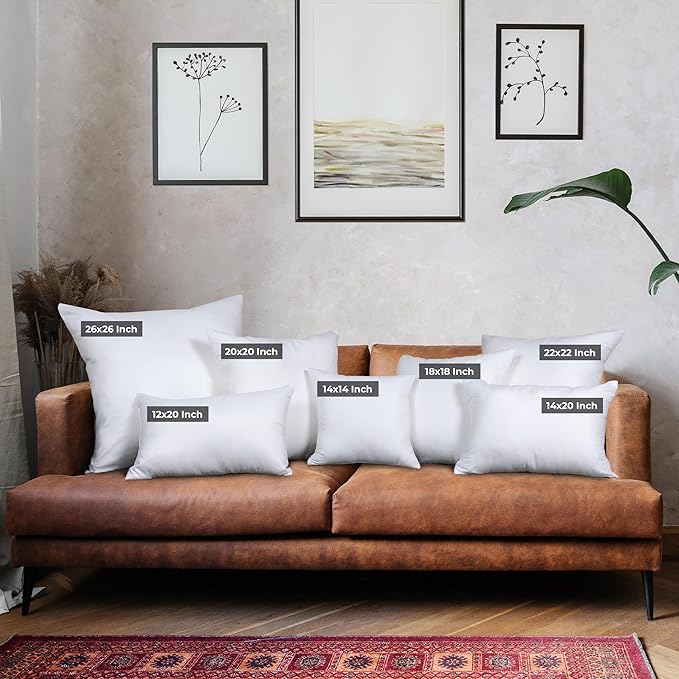 Utopia Bedding Throw Pillows, Decorative 18x18 Pillow Inserts - Image 2