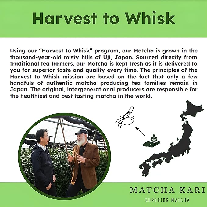Matcha Kari Dr. Weil Complete Tea Set - Black - Japanese Ceremonial Organic Matcha with Whisk and Holder, Ceramic Bowl, Sifter, and Scoop