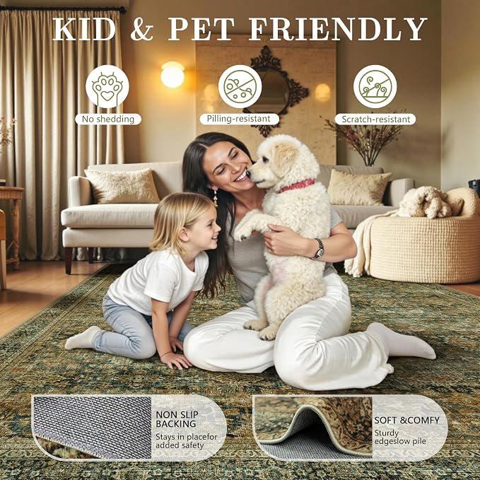 8x10 Area Rugs for Living Room - Image 5
